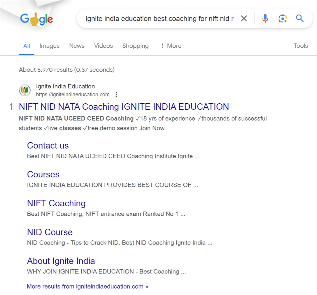 Ignite India Education Best Coaching For Nift Nid Nata Uceed Ceed Google Search