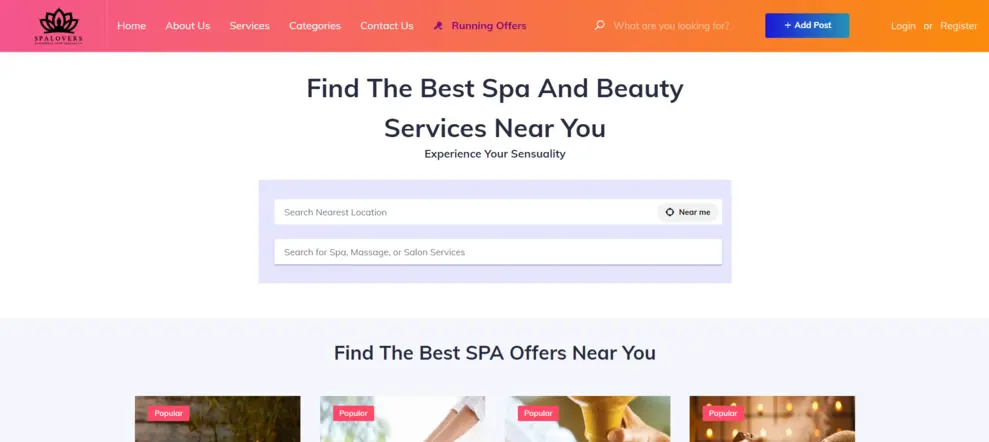 Spa Lovers Main Image