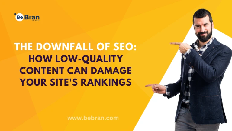 The Downfall Of Seo How Low Quality Content Can Damage Your Site S Rankings