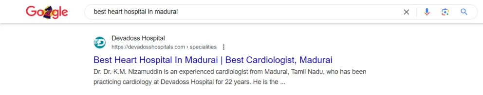 5. Best Heart Hospital In Madurai