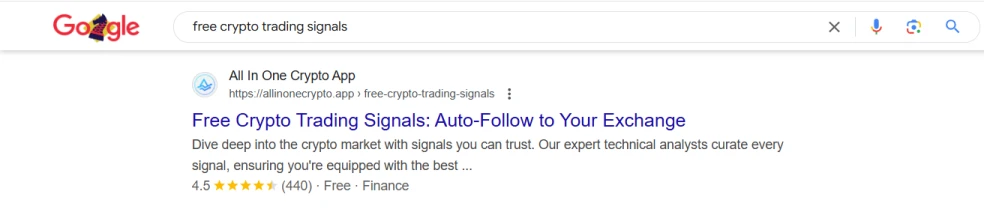 4. Free Crypto Trading Signals