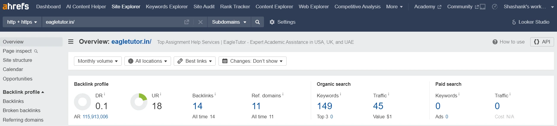 0 Day Eagletutor